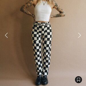 P&Co 304 service fatigue checkered pants